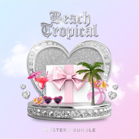 Mystery BEACH/TROPICAL theme bundle 🏝️💘✨💎 5 pieces 🛍️🛍️🩷🍬 - Picture 1 of 4